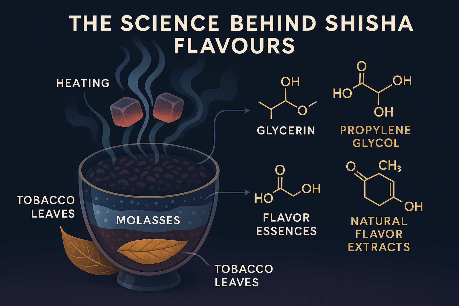 The Science Behind Shisha Flavours: How Molasses Get Their Taste