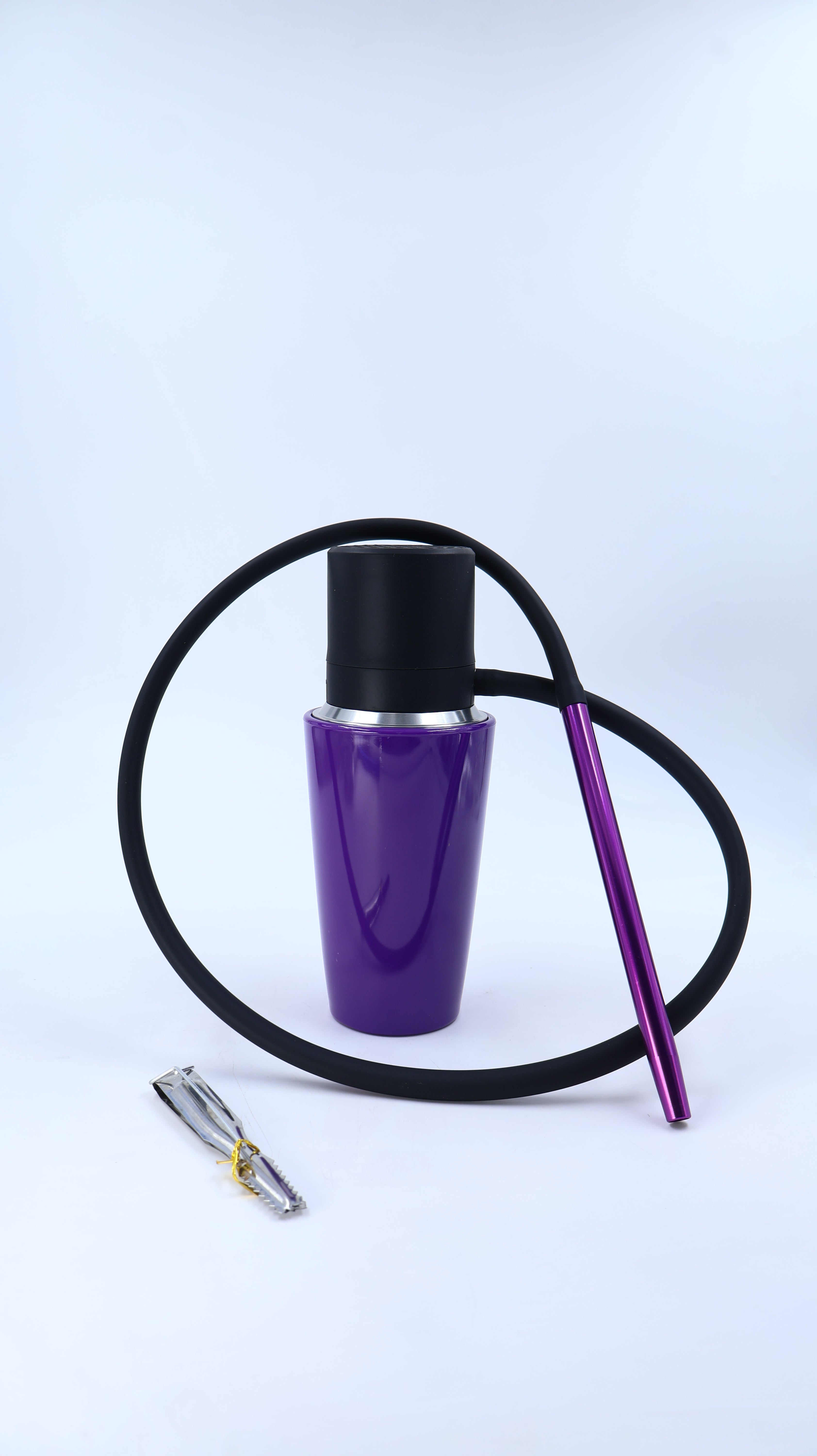 Bottle shaped metallic car hookah/ portable hookah