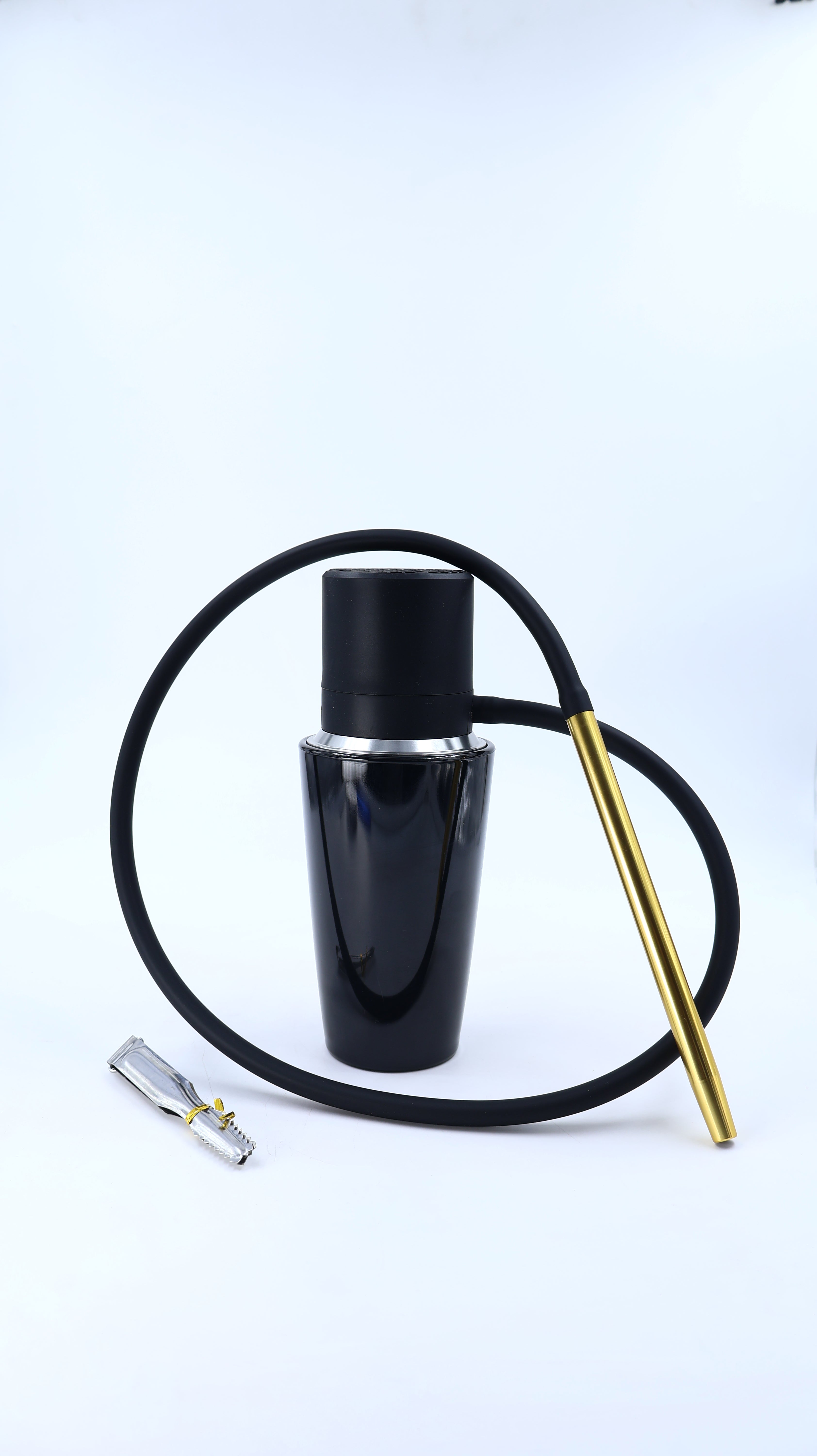 Bottle shaped metallic car hookah/ portable hookah