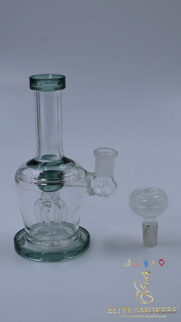 Mint tide glass bong